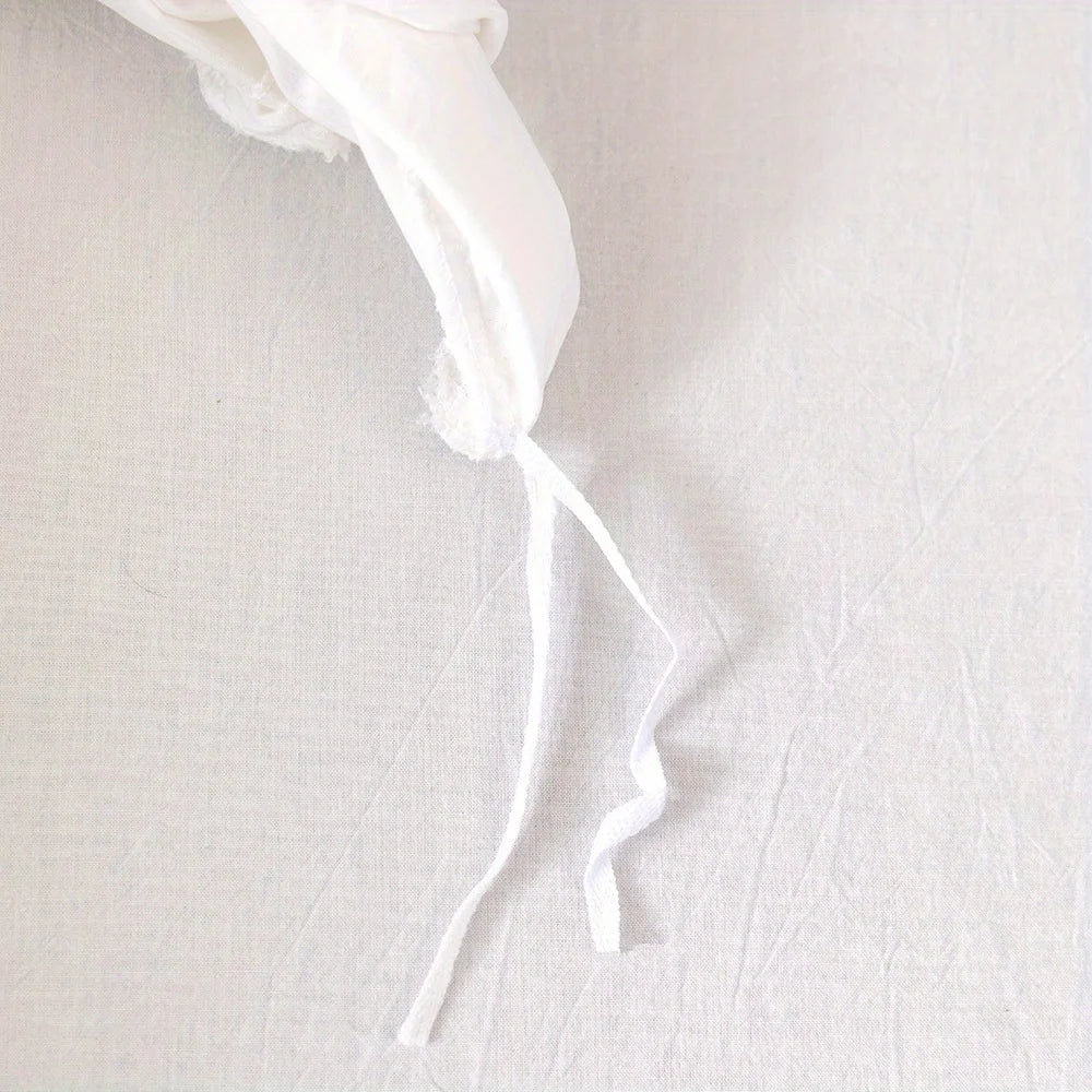 Parure de Lit Blanche design Géométrique
