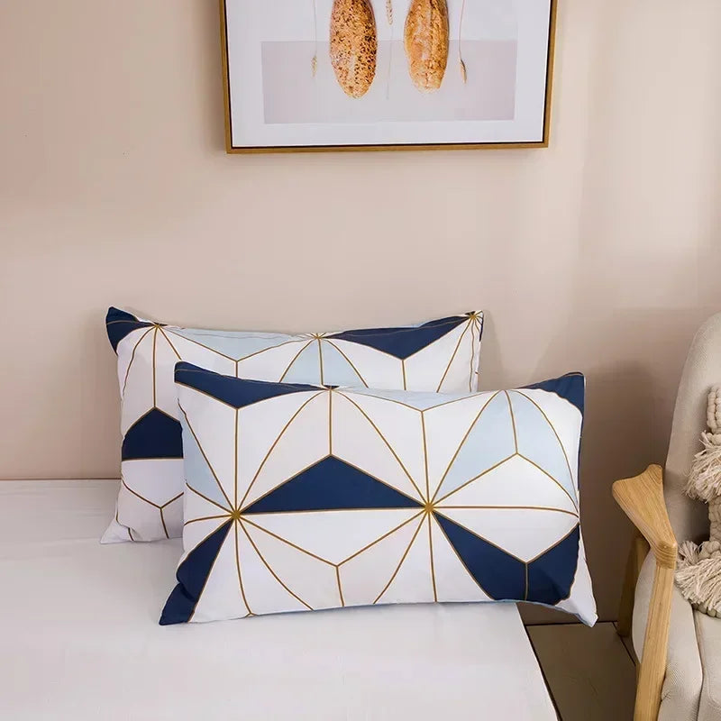 Parure de Lit 220×240 à motif Géométrique