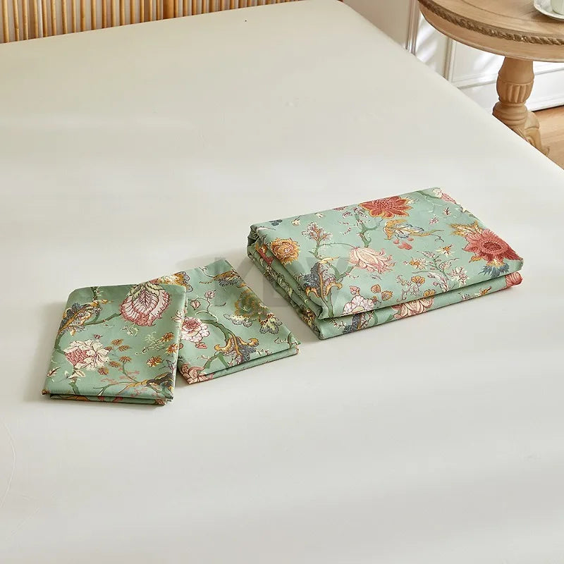 Parure de Lit Fleurie Vintage