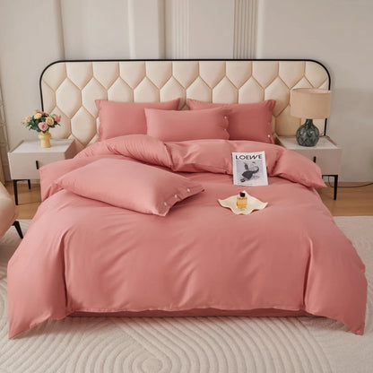 Parure de Lit 180x200 Coton rose