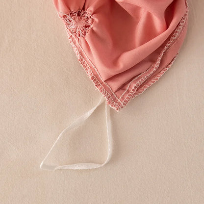Parure de Lit Rose plissée