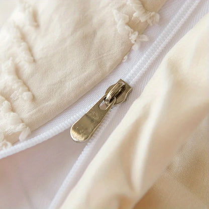 Parure de Lit Brodée beige