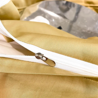 Parure de Lit 240x260 Jaune – ensemble complet 3 pièces