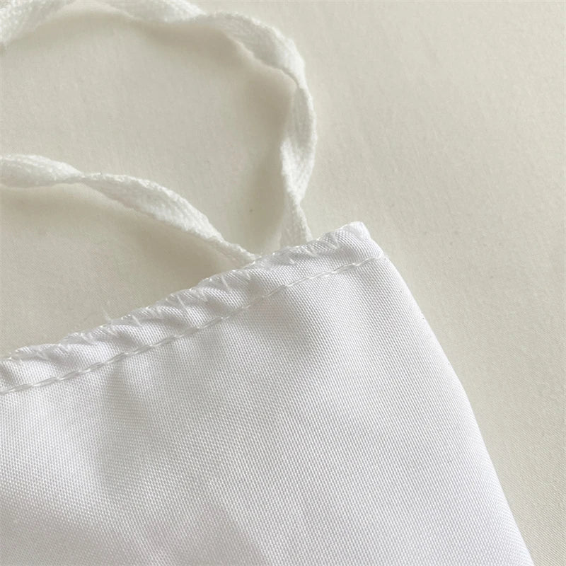 Parure de Lit Blanche romantique