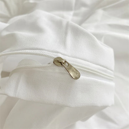 Parure de Lit Blanche romantique