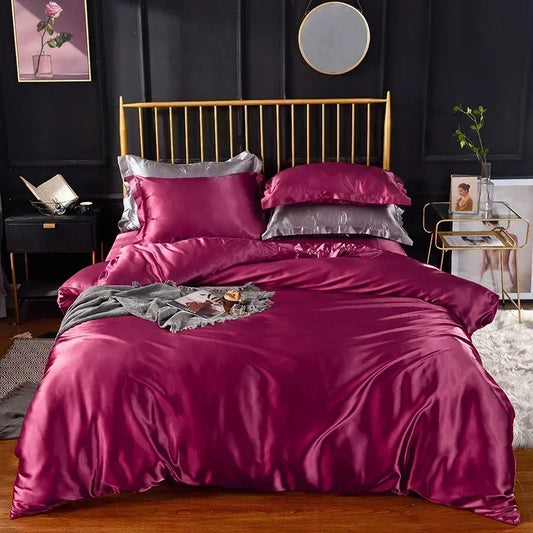 Parure de Lit Rouge magenta