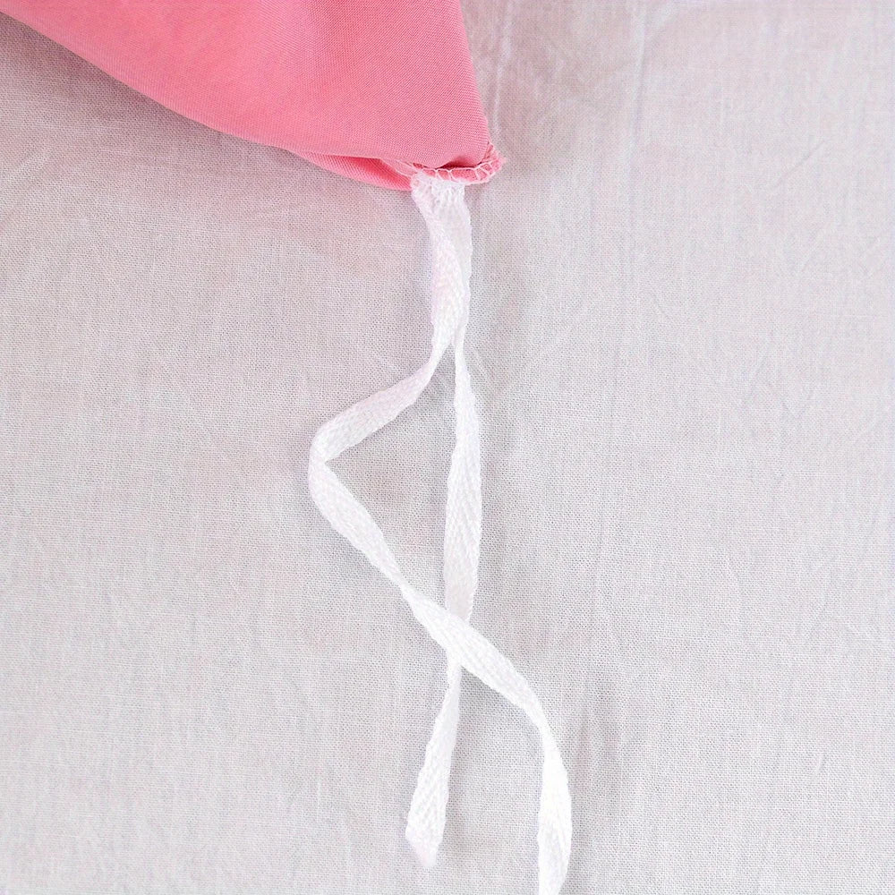 Parure de Lit Rose brodée