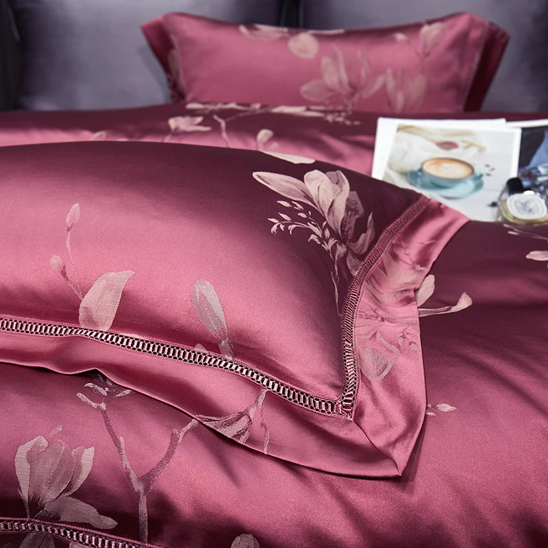 Parure de Lit Soie 2 personnes