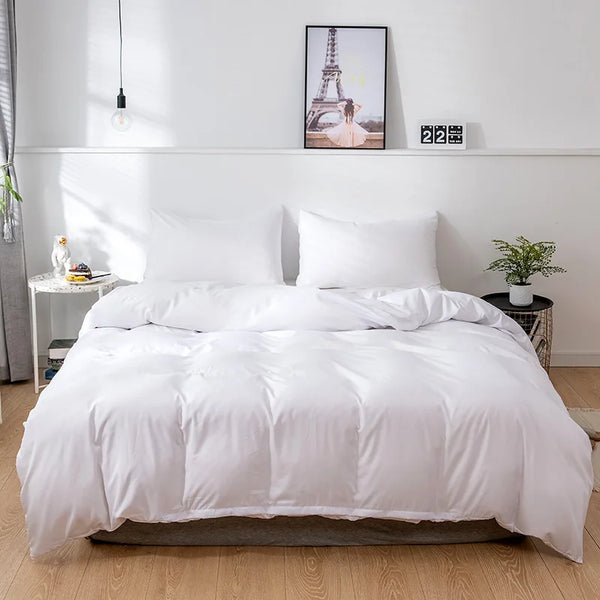 Parure de Lit Blanche 220x240