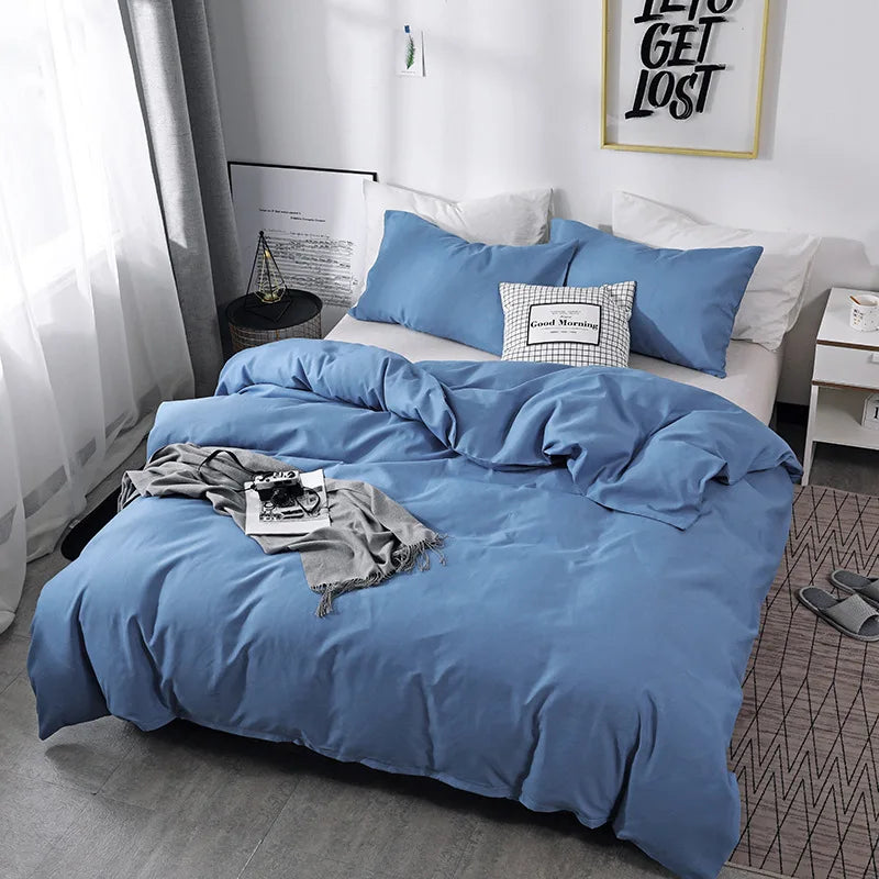 Parure de Lit Bleu denim clair