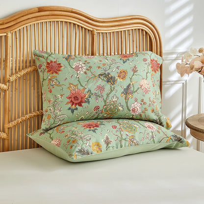 Parure de Lit Fleurie Vintage