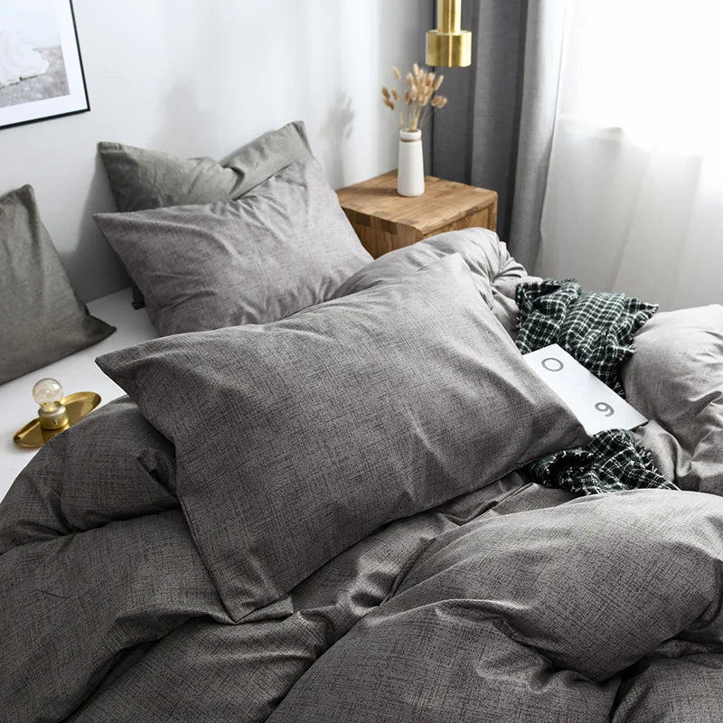 Parure de Lit Gris ardoise