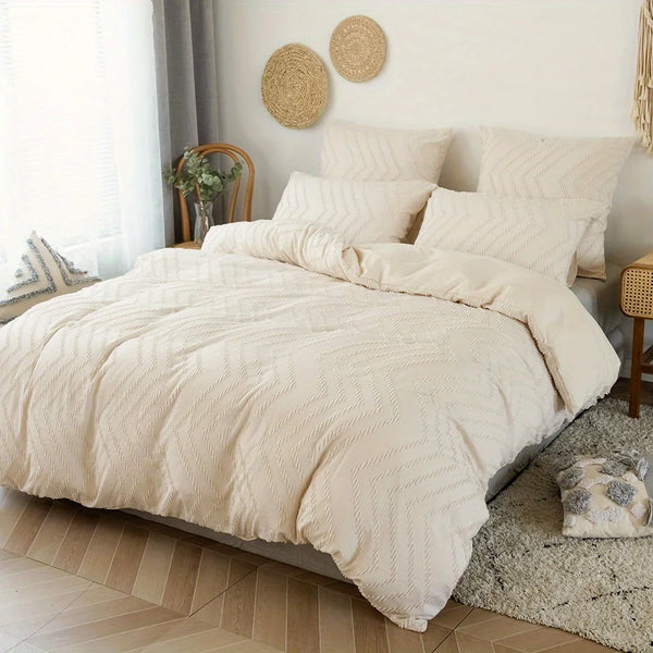 Parure de Lit Brodée beige — autre vue