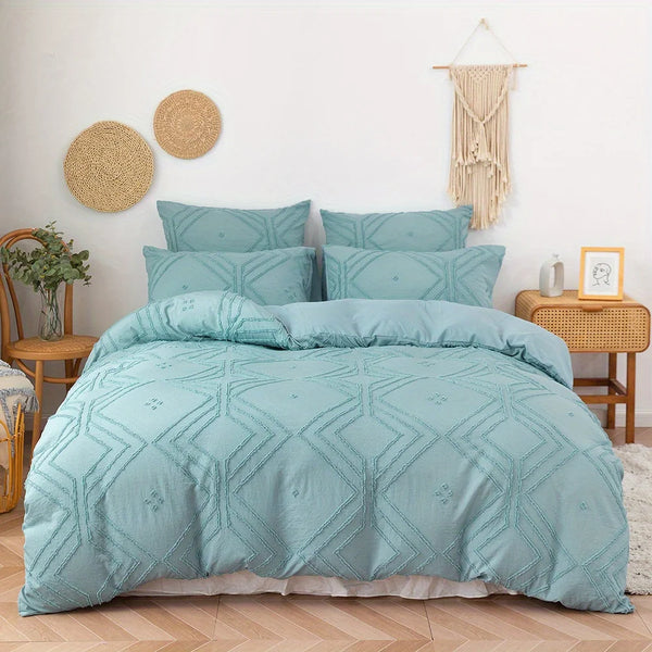 Parure de Lit Bleu Rayure