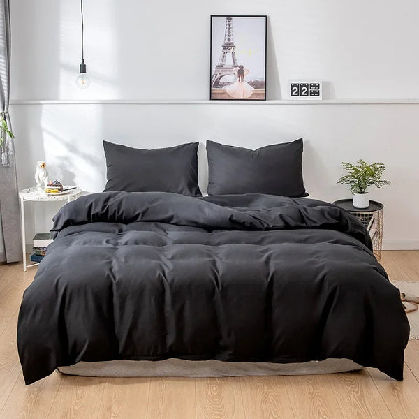 Parure de Lit Noir uni