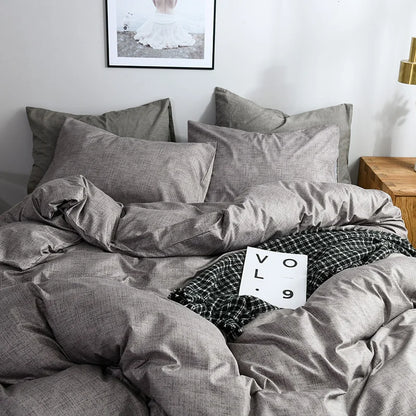 Parure de Lit Gris ardoise