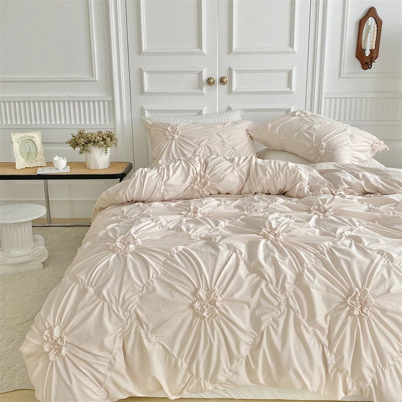 Parure de Lit Beige Style floral