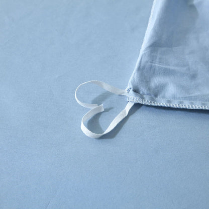Parure de Lit Coton Bleu – gros plan sur le motif