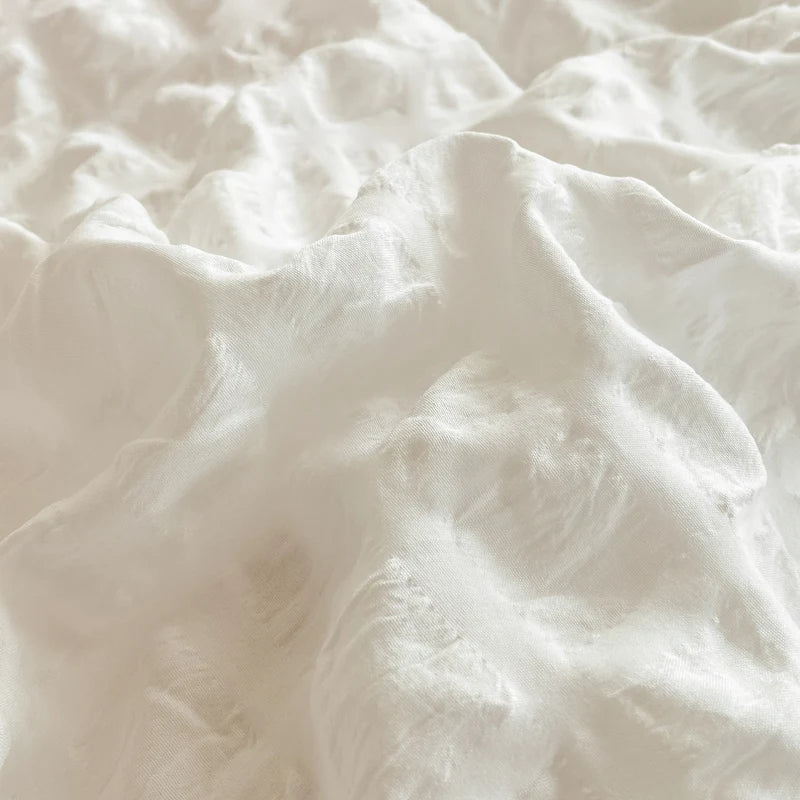 Parure de Lit 240x260 Dentelle blanc