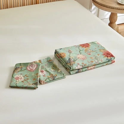 Parure de Lit Fleurie Vintage