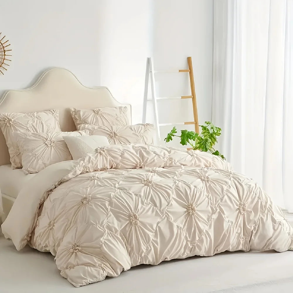Parure de Lit Beige Style floral