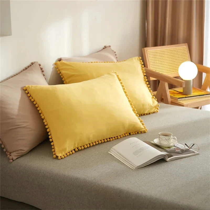 Parure de Lit 2 personnes jaune