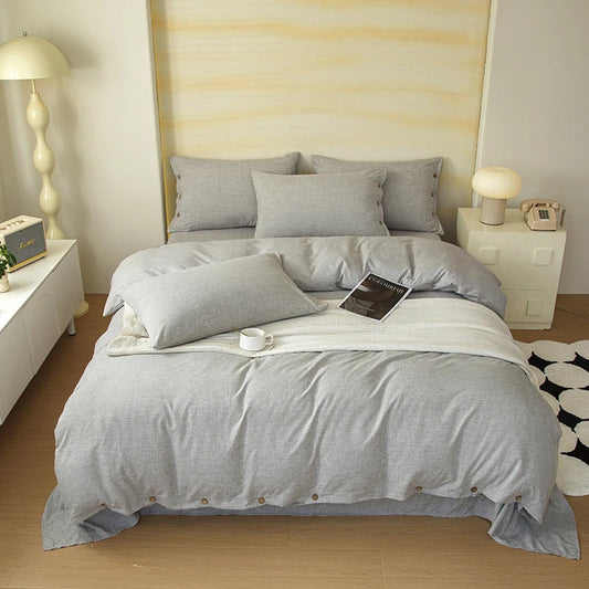 parure de lit 200x200 gris