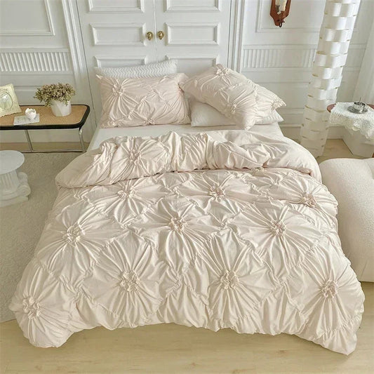 Parure de Lit Beige Style floral