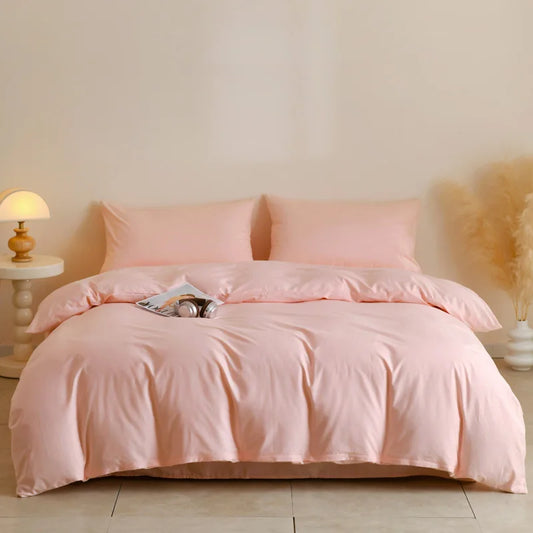 Parure de Lit Coton Rose