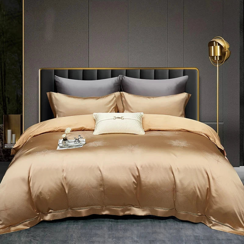 Parure de Lit Soie Naturelle